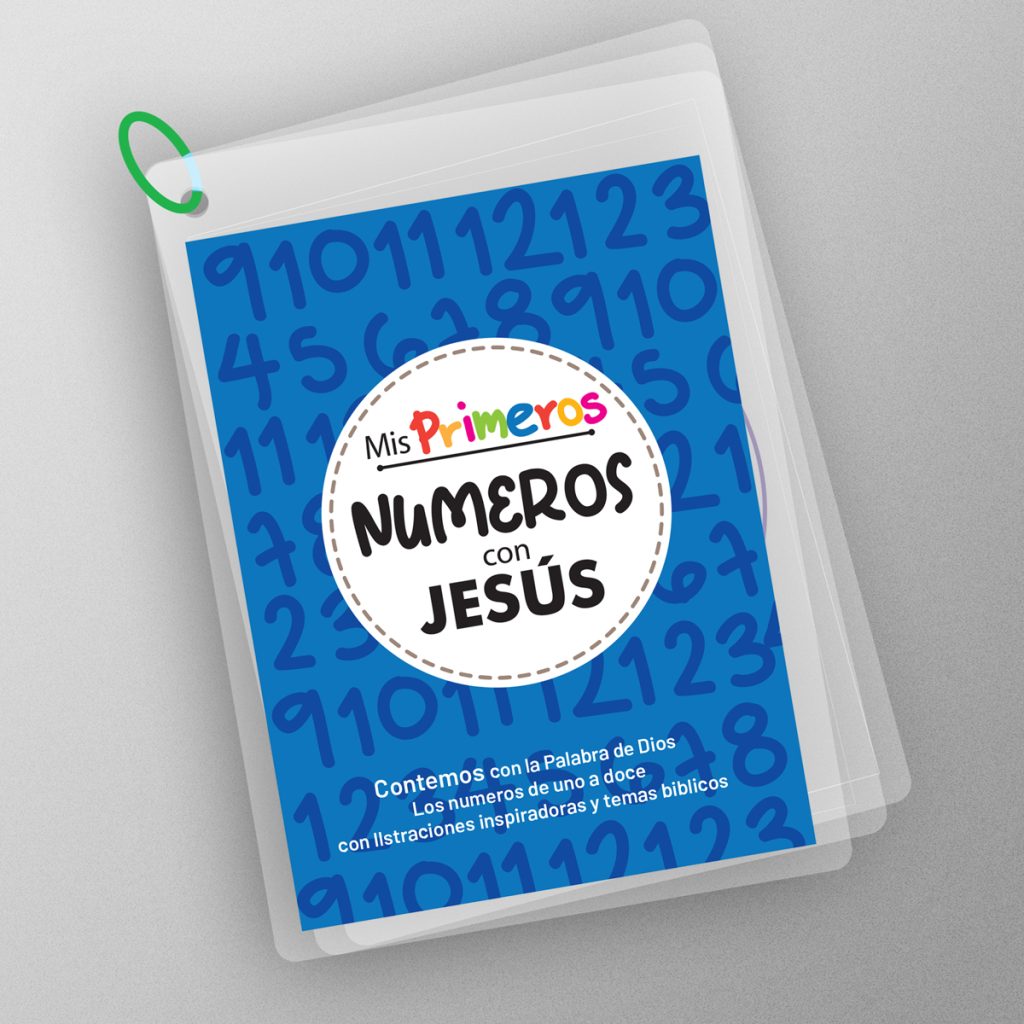 Mis Primeros Numeros Con Jesús - laminated flashcards (Spanish)