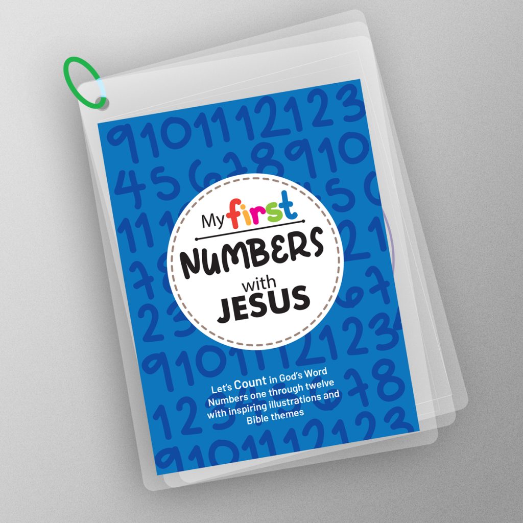 My First Numbers With Jesus - laminated flashcards